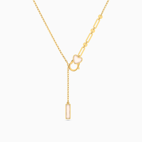 LIN562 - Circle Colored Stones Necklace in 18K Gold - 112050302402451-1.jpg
