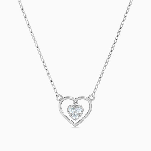 MLN785 - Heart Diamonds Necklace in 18K Gold - 141500300591451-1.jpg