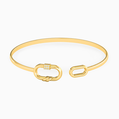 MLB156 - Oval Diamonds Cuff Bracelet in 18K Gold - 141110300014001-1.jpg