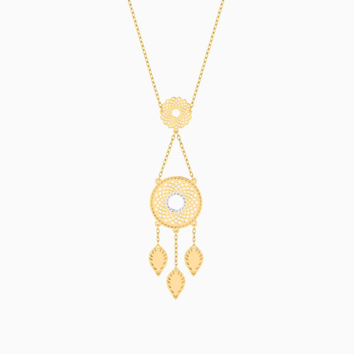 MLN204 - Dreamcatcher Necklace In 18K Gold - 21046140434-1.jpg