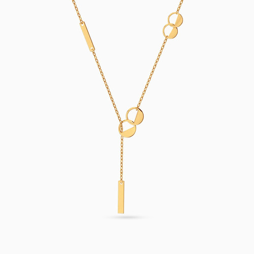MLN218 - Circle Chain Necklace in 18K Gold - 21046140579-1.jpg