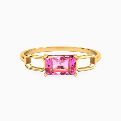 MLR417 - Baguette Rose Stone Ring in 14K Gold - 101021100062141-1.jpg