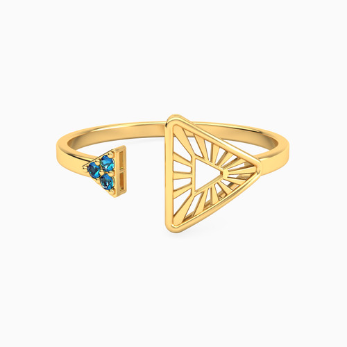 MLR422 - Triangle Colored Stones Open Ring in 14K Gold - 101021100052141-1.jpg
