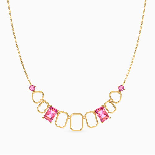 MLN1061 - Links Rose Stone Chain Necklace in 14K Gold - 101051100312421-1.jpg