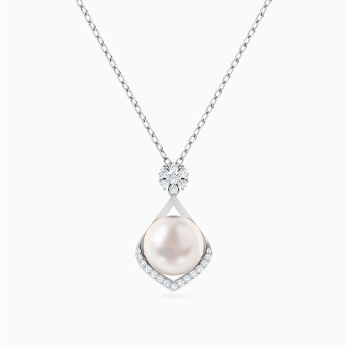 LDN1350 - Square Diamond & Pearl Necklace in 18K Gold - PN40-546-1.jpg