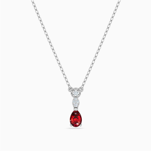 LDN1270 - Pear Diamond & Red Stone Necklace in 18K Gold - 144500302811451-1.jpg