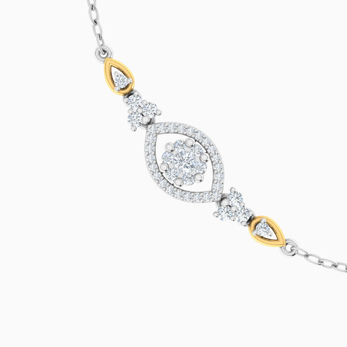 LDB299 - Marquise Diamond Chain Bracelet in 18K Gold - BR30-301-3.jpg