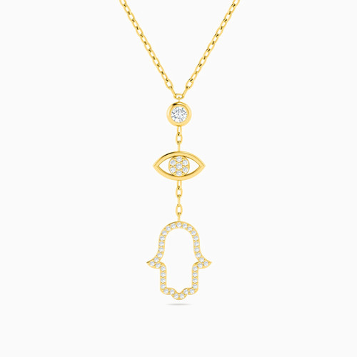 MLN551 - Evil Eye Diamonds Necklace In 18K Gold - NM50-279-1.jpg