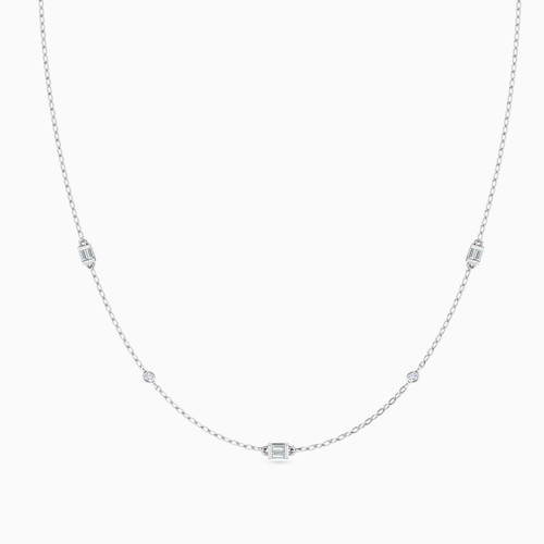 LDN1104 - Square Diamond Chain Necklace in 18K Gold - NK50-270-3.jpg