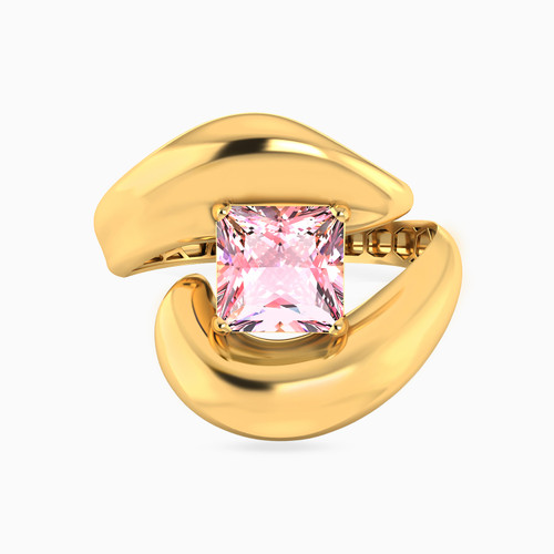 LGR702 - Square Rose Stone Ring in 18K Gold - 113021102132164-1.jpg