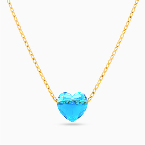 LIN166 - Heart Colored Stones Necklace in 18K Gold - 112050302432452-1.jpg