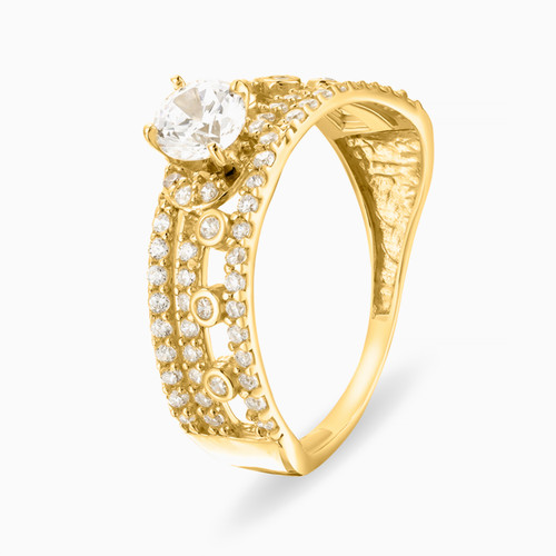 LGR680 - Circle Cubic Zirconia Twin Rings in 18K Gold - O13391800042171-2.jpg