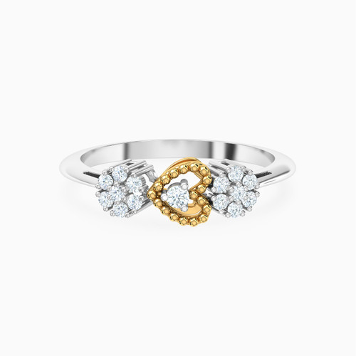 LDR863 - Heart Diamond Ring in 18K Gold - RG10-1210-1.jpg LDR863 - Heart Diamond Ring in 18K Gold - RG10-1210-1.jpg