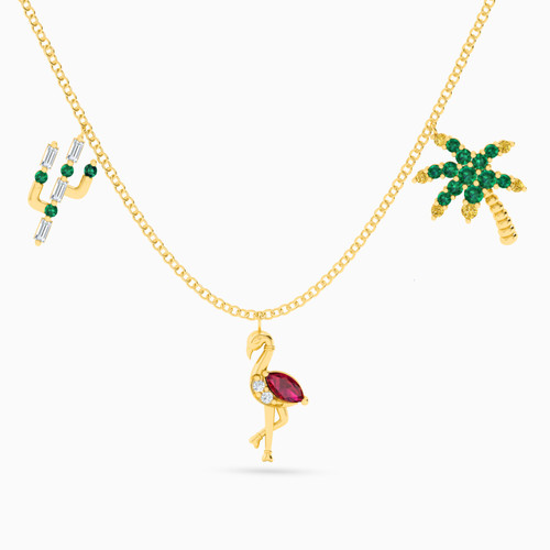 LIN149 - Colored Stones Charms Necklace in 18K Gold - 112050301672451-1.jpg