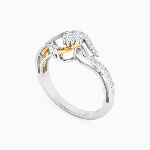 LDR1255 - Circle Diamond Ring in 18K Gold - RG10-1246-2.jpg