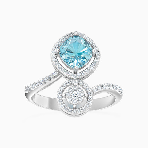 LDR1566 - Circle Diamond & Colored Stones Ring in 18K Gold - RG10-723-1.jpg