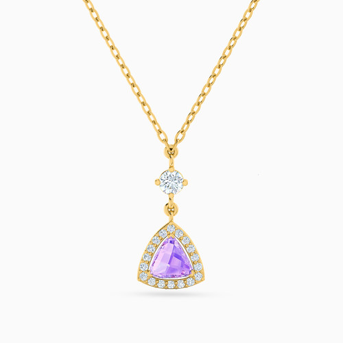 LIN265 - Triangle Purple Stone Necklace in 18K Gold - 112051100222451-1.jpg