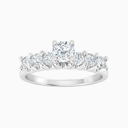LDR1093 - Circle Diamond Ring in 18K Gold - TW10-619-1.jpg