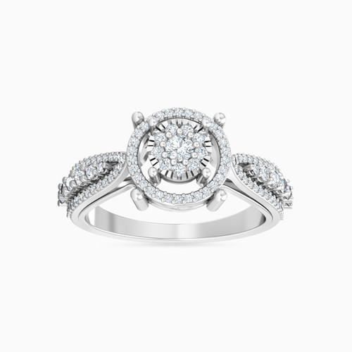 LDR1638 - Circle Diamond Ring in 18K Gold - HS10-340-1.jpg
