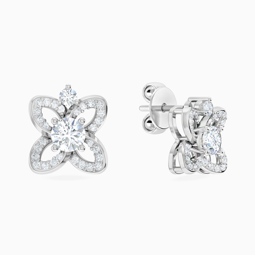 LDE338 - Flower Diamond Stud Earrings in 18K Gold - HS20-243-2.jpg