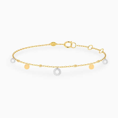 MLB68 - Circle Chain Bracelet in 18K Gold - 21047140052-1.jpg