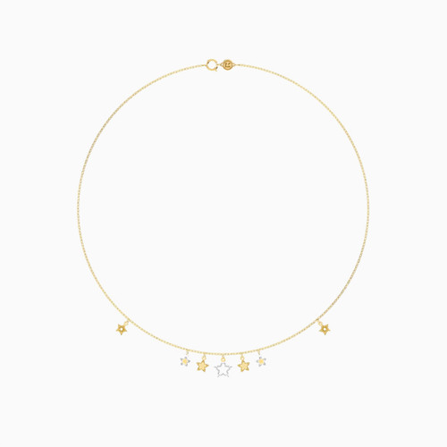 MLN286 - Star Chain Necklace in 18K Gold - 21046140479-3.jpg