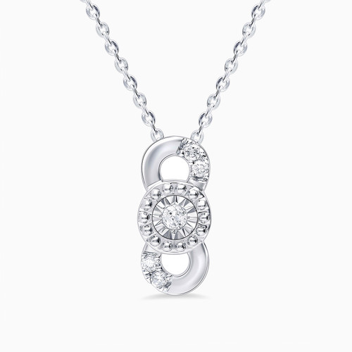 MLN465 - Circle Diamonds Necklace in 18K Gold - 441501100061451-1.jpg
