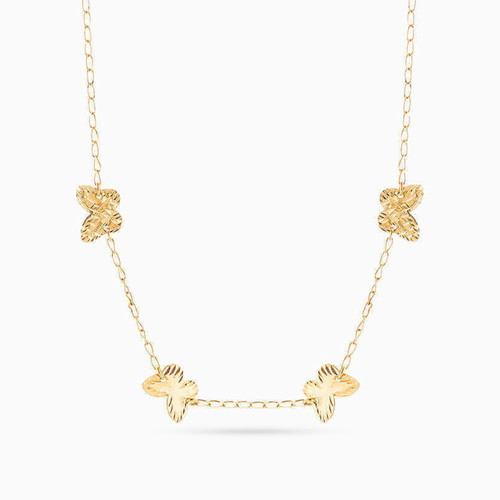 MLN284 - Butterfly Chain Necklace in 18K Gold - 21046140397-1.jpg