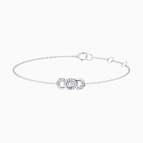 MLB137 - Circle Diamonds Chain Bracelet in 18K Gold - 441361100061191-1.jpg