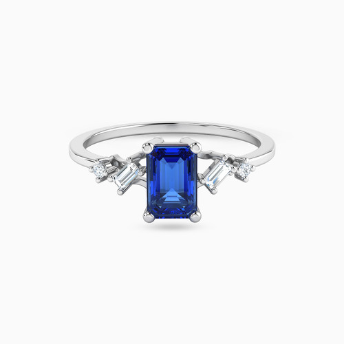 LDR403 - Baguette Diamond & Blue Stone Ring in 18K Gold - 144100301961141-1.jpg