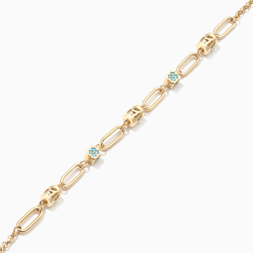 LGB265 - Links Green Stones Chain Bracelet in 18K Gold - 113101300892201-1.jpg