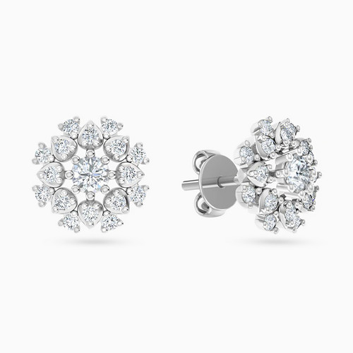 LIE20 - Flower Cubic Zirconia Stud Earrings in 18K Gold - 312030300031001-2.jpg