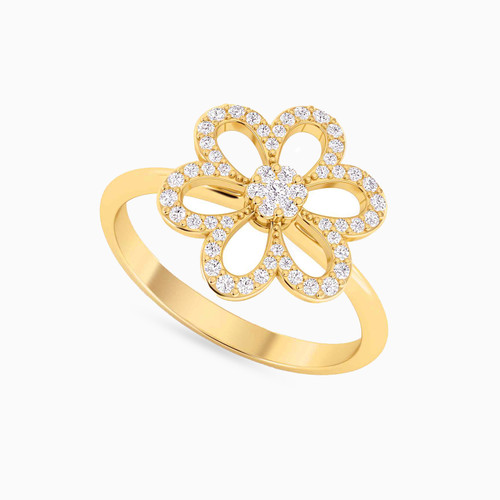 LDR1046 - Flower Diamond Ring in 18K Gold - 344100300012141-2.jpg