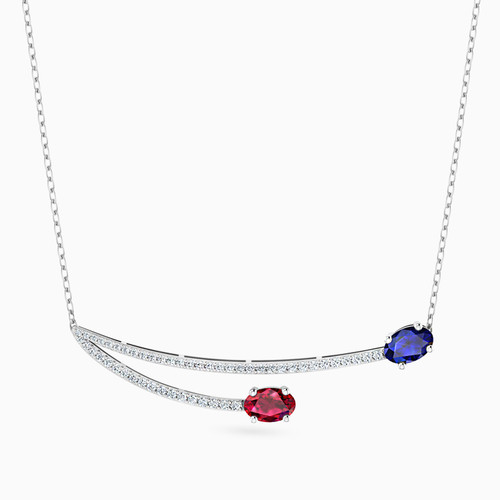 LDN1068 - Marquise Diamond & Colored Stones Necklace in 18K Gold - NK50-154-1.jpg