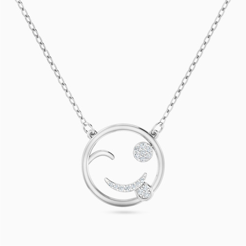 LDN1081 - Circle Diamond Necklace in 18K Gold - NK50-188-1.jpg