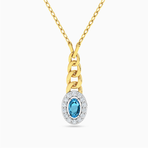 LIN155 - Oval Colored Stones Necklace in 18K Gold - 112050301962451-1.jpg