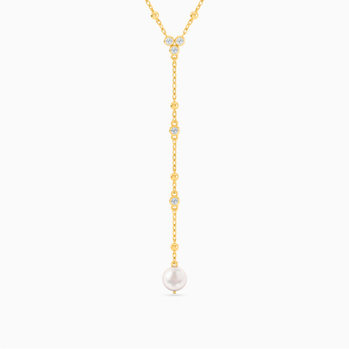LIN180 - Pearl & Colored Stones Chain Necklace in 18K Gold - 112051100092451-1.jpg