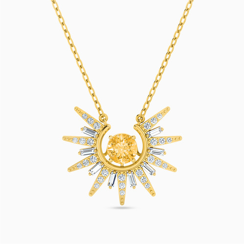 LIN10 - Sun Yellow Stone Necklace in 18K Gold - 112051100572451-1.jpg