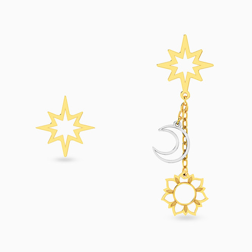 MLE122 - Celestial Stud & Drop Earrings in 18K Gold - E11031400104001-1.jpg