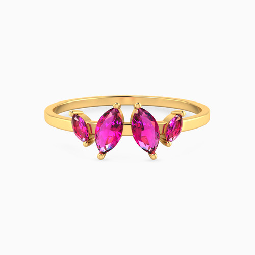 MLR452 - Marquise Rose Stone Ring in 14K Gold - 101021800172141-1.jpg