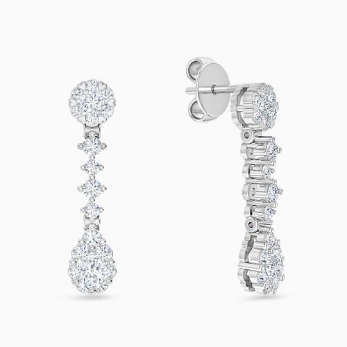 LDE108 - Circle Diamond Drop Earrings in 18K Gold - FS20-062-2.jpg