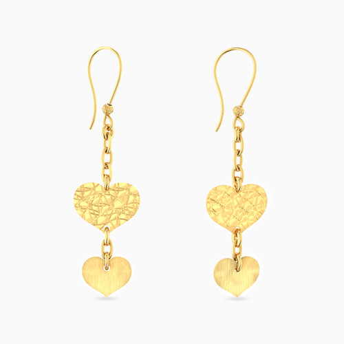 MLE318 - Heart Drop Earrings in 18K Gold - 21051140028-1.jpg