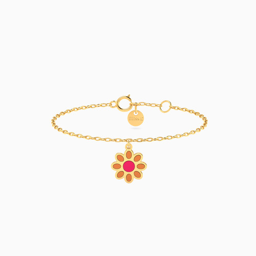 MLB433 - Kids Flower Chain Bracelet in 14K Gold - 101101400022141-1.jpg