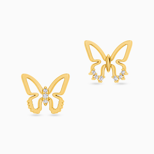 MLE131 - Butterfly Diamonds Stud Earrings in 18K Gold - EM20-224-1.jpg