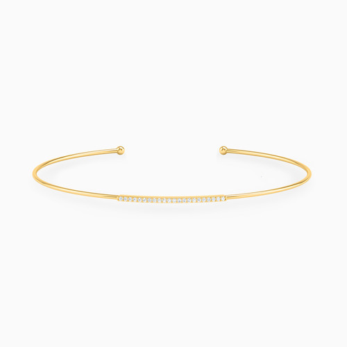 MLB134 - Slim Diamonds Bangle Bracelet in 18K Gold - BM30-351-1.jpg