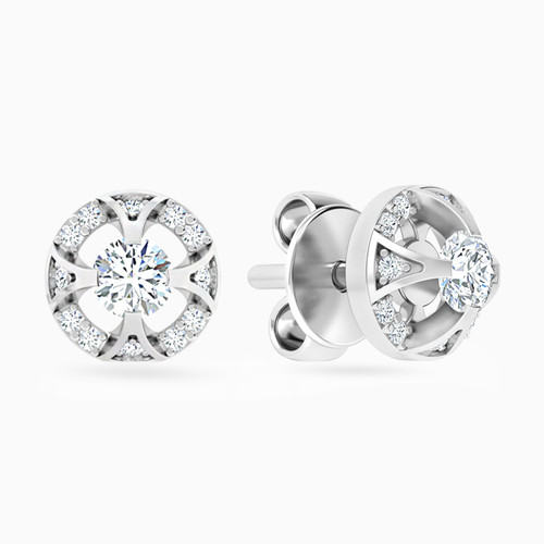 LDE408 - Circle Diamond Stud Earrings in 18K Gold - ER20-158-2.jpg