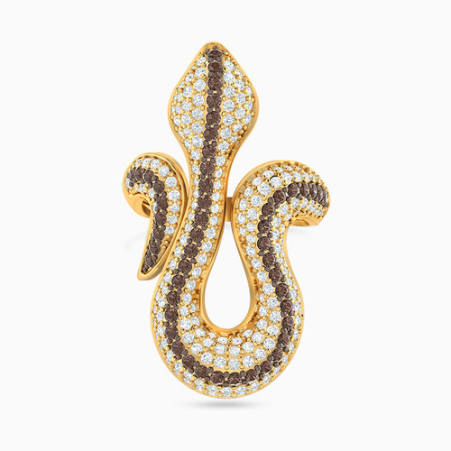 LGR641 - Snake Brown Stone Ring in 18K Gold - 113021801092173-1.jpg