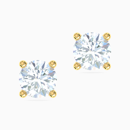 LGE88 - Circle Cubic Zirconia Stud Earrings in 18K Gold - 314031800302001-1.jpg