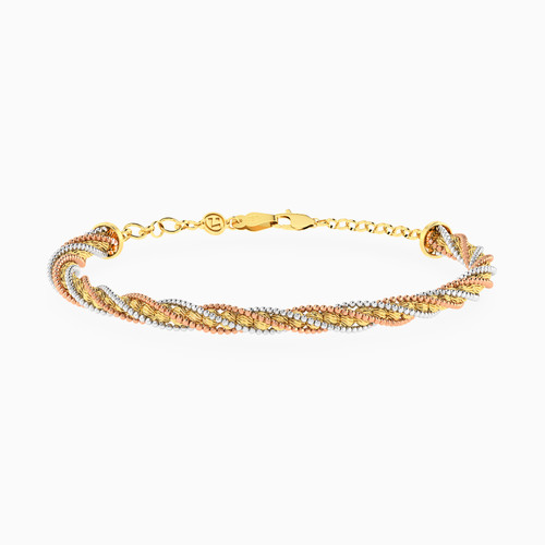 LGB386 - Beaded Chain Bracelet in 18K Gold - 113090200427000-1.jpg