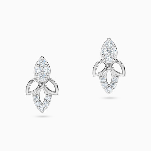 LDE179 - Flower Diamond Stud Earrings in 18K Gold - 144200300371001-1.jpg